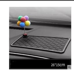image-Car mobile phone bracket car anti-skid pad car car navigation device anti-mite pad instrument panel multi-function storage pad
