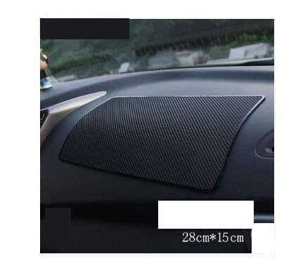 image-Car mobile phone bracket car anti-skid pad car car navigation device anti-mite pad instrument panel multi-function storage pad