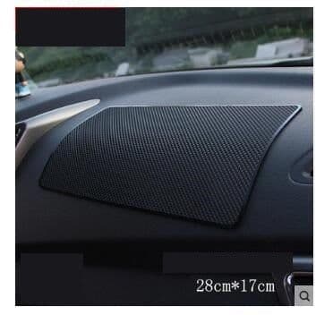 image-Car mobile phone bracket car anti-skid pad car car navigation device anti-mite pad instrument panel multi-function storage pad