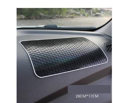 image-Car mobile phone bracket car anti-skid pad car car navigation device anti-mite pad instrument panel multi-function storage pad