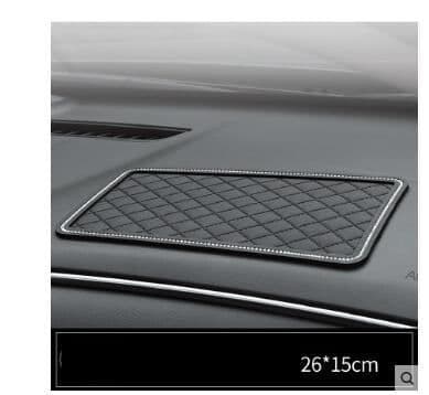 image-Car mobile phone bracket car anti-skid pad car car navigation device anti-mite pad instrument panel multi-function storage pad