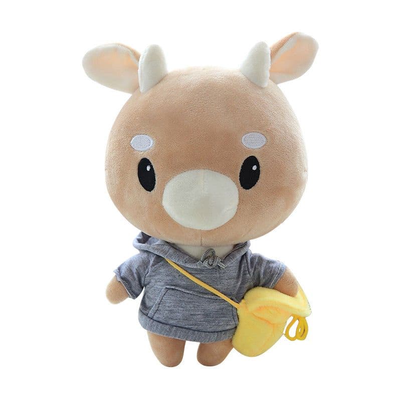 image-Why did Secretary Jin do the same kind of hard-working cow doll plush toy large cartoon pillow doll birthday gift