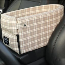 image-Portable Pet Dog Car Seat Central Control Nonslip Dog Carriers Safe Car Armrest Box Booster Kennel Bed For Small Cat Dog Travel