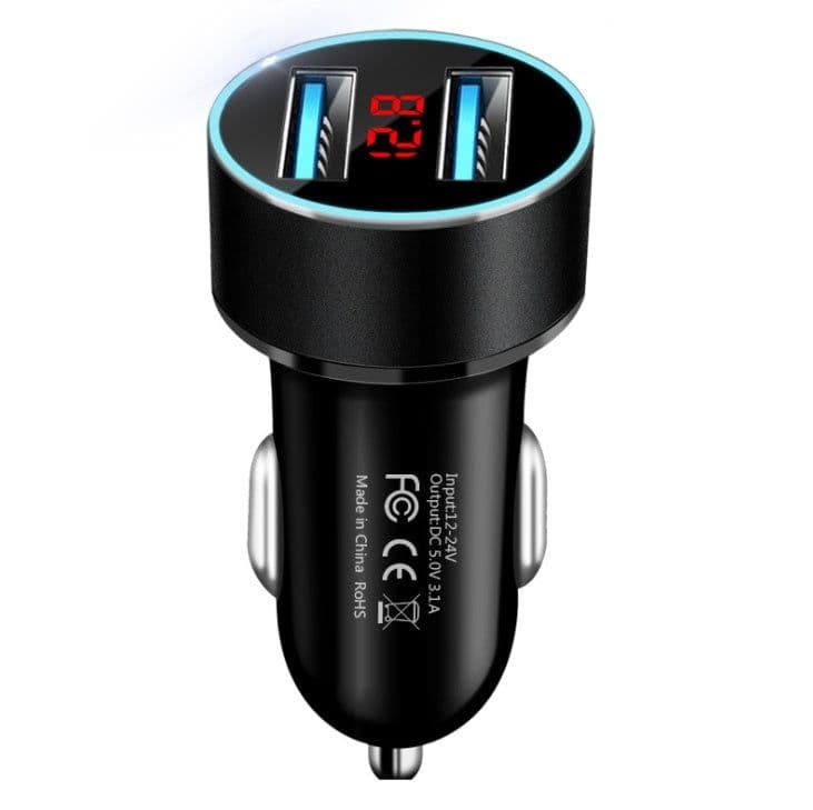 image-Car metal car charger