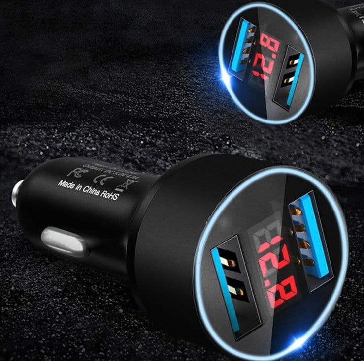image-Car metal car charger