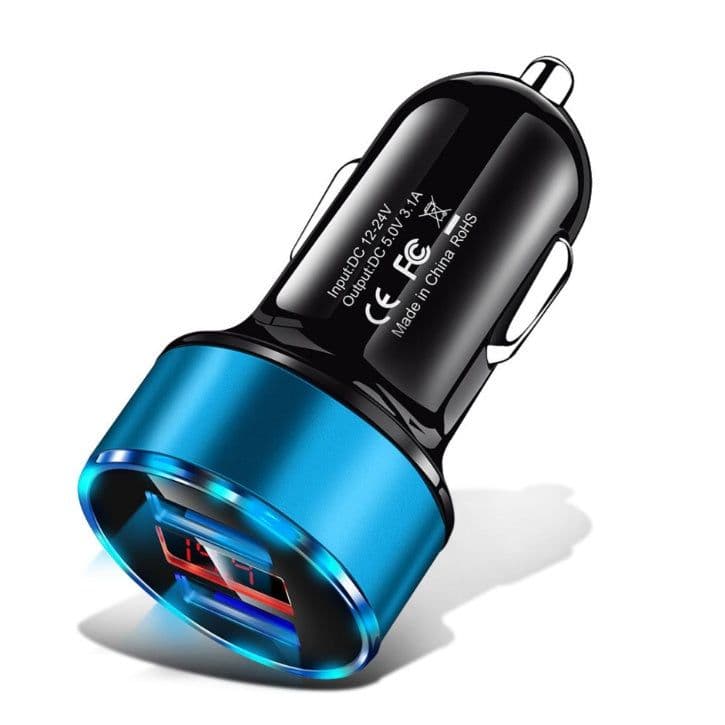 image-Car metal car charger