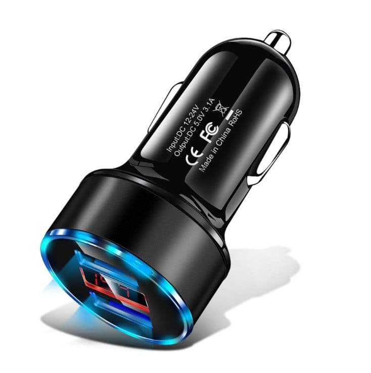 image-Car metal car charger