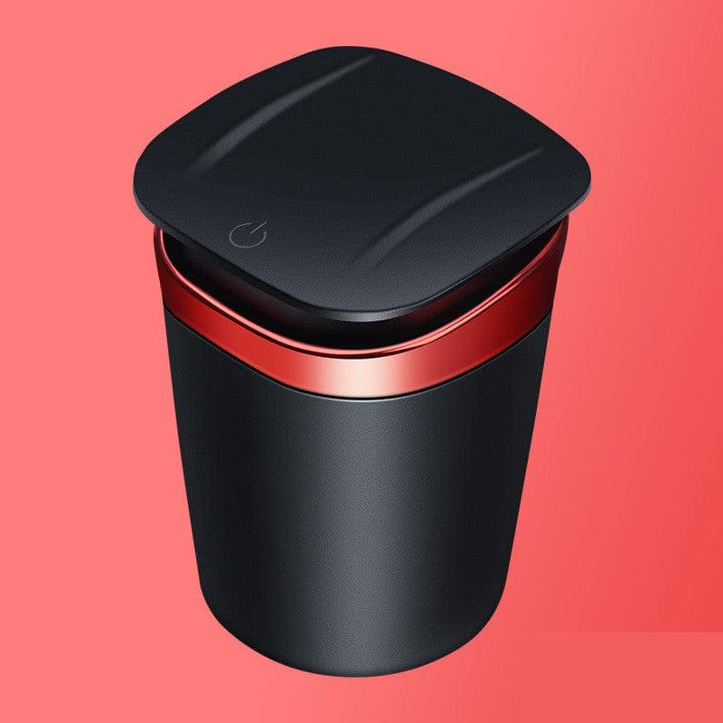 image-Portable Automatic Lighting Car Metal Ashtray