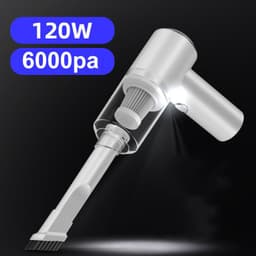image-Household Wireless Rechargeable Wet And Dry Mini Vacuum Cleaner