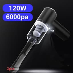 image-Household Wireless Rechargeable Wet And Dry Mini Vacuum Cleaner