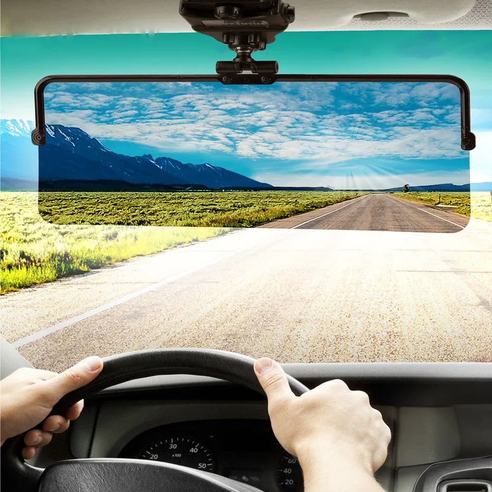 image-Polarized Car Sun Visor, Clear View, Anti-glare, UV Protection
