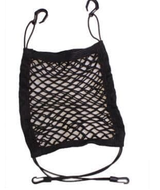 image-Rental Dog Barrier Seat Net Organizer Universal Elastic Auto In The Back Seat For Storage