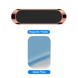 image-F6 Strip Plate Magnetic Car Phone Holder Stand Magnet Holder For Phone In Car Mount Holder