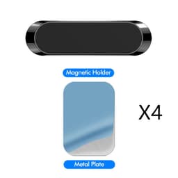 image-F6 Strip Plate Magnetic Car Phone Holder Stand Magnet Holder For Phone In Car Mount Holder