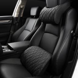 image-Car headrest, car neck pillow, backrest, car seat, universal car lumbar support set