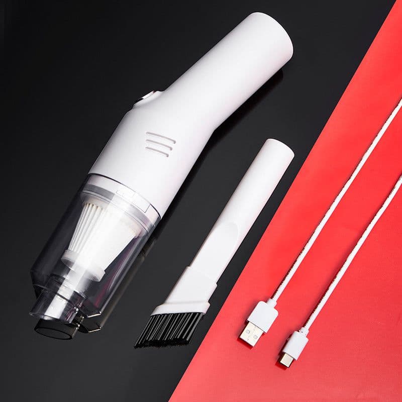 image-Car Vacuum Cleaner Portable Handheld Home Powerful Cyclone Wet Dry Wireless 120W Use USB Chargeable Durable Vacuum Cleaner