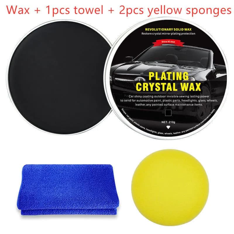 image-Car Diamond Crystal Wax Black Wax Coating Waxing Polishing Sewage Crystal Hard Wax
