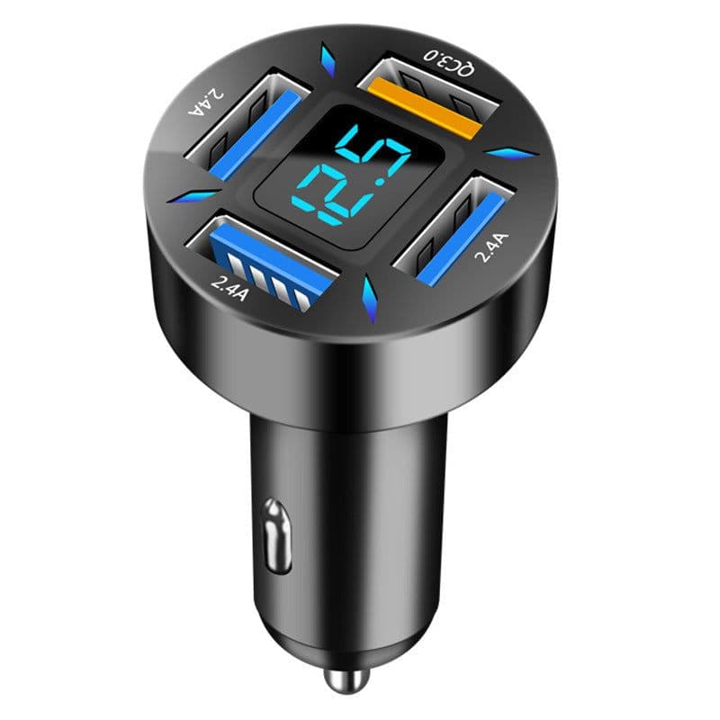 image-Four-port Car Charger 4USB Car Charger