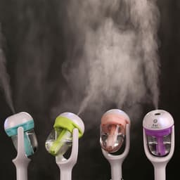 image-Mini 12V Car Steam Humidifier Air Purifier Aroma Diffuser Essential Oil Diffuser Car Humidifier