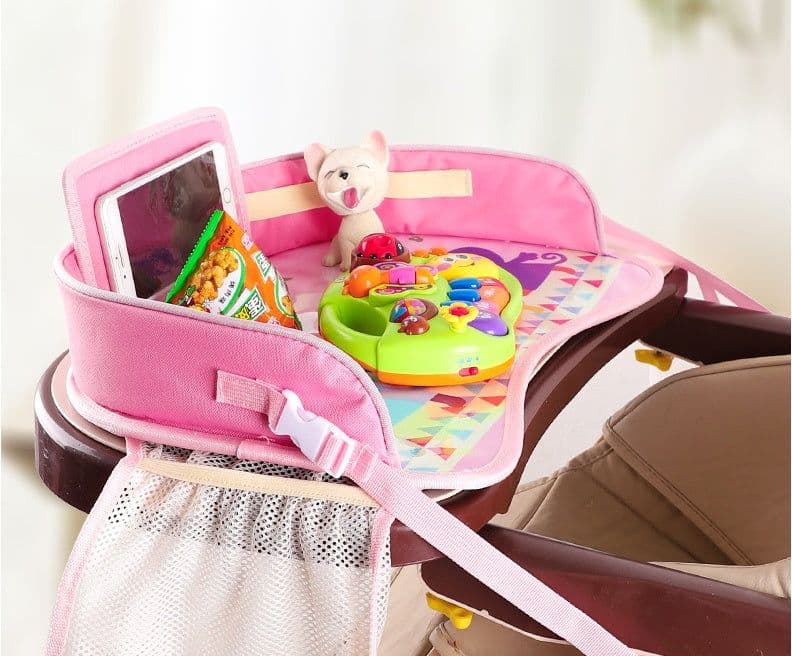 image-Baby car seat tray table