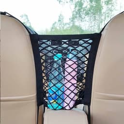 image-Elastic Car Pet Fence Dog Safety Isolation Net Children Travel Isolation Barrier Mesh Dog Fence Anti-collision Mesh Pet Supplies
