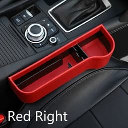 image-PU Car Organizer Seat Gap Storage Box Car Seat Side Slit for Wallet Phone Coins Cigarette Keys Cards Car Accessories
