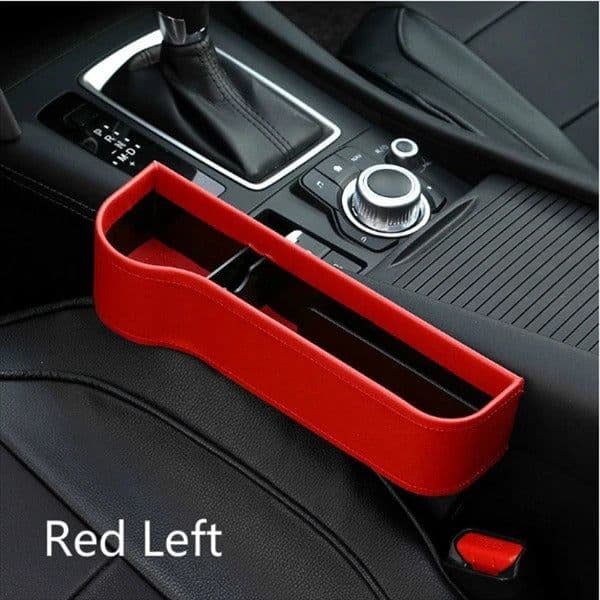 image-PU Car Organizer Seat Gap Storage Box Car Seat Side Slit for Wallet Phone Coins Cigarette Keys Cards Car Accessories