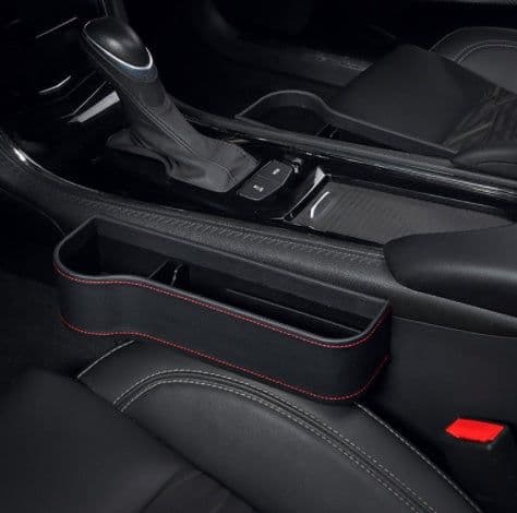 image-PU Car Organizer Seat Gap Storage Box Car Seat Side Slit for Wallet Phone Coins Cigarette Keys Cards Car Accessories