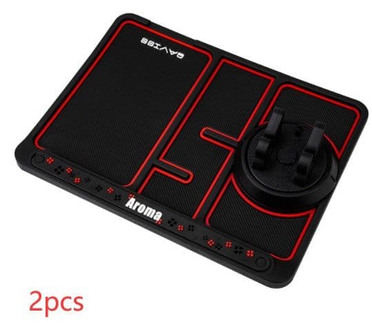 image-Non-Slip Car Phone Pad For 4-in-1 Car Parking Number Card Anti-Slip Mat Auto Phone Holder Sticky Anti Slide Dash Phone Mount