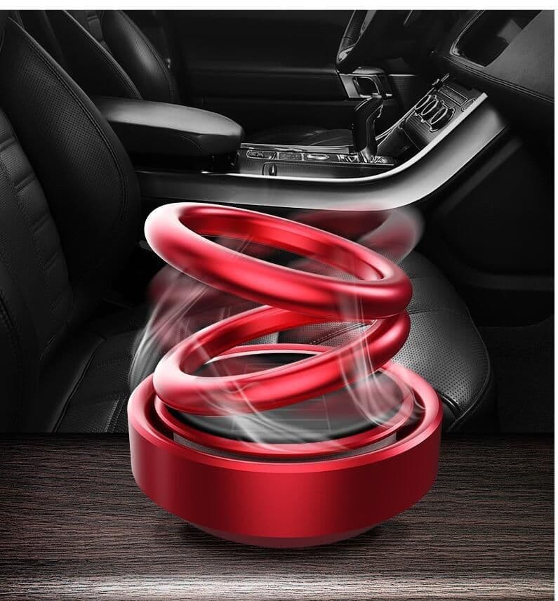 image-Solar Auto Rotation Car Air Freshener Perfume Seat