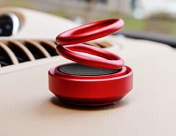 image-Solar Auto Rotation Car Air Freshener Perfume Seat