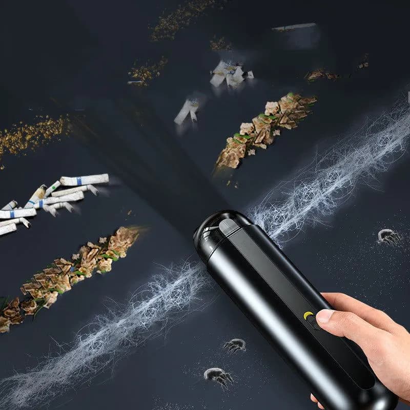 image-Car Vacuum Cleaner Wireless 5000Pa Handheld Mini Vaccum Cleaner For Car Home Desktop Cleaning Portable Vacuum Cleaner