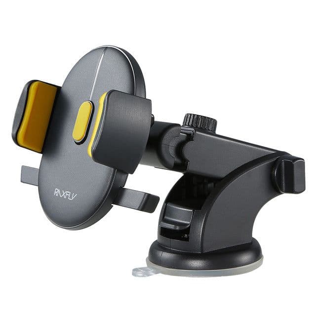 image-Car Phone Holder Long Rod Telescopic Car Dashboard Suction Cup Type