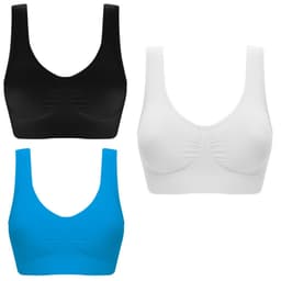 image-Women Yoga Tank Tops Sports Bra Workout Fitness Running Crop Top