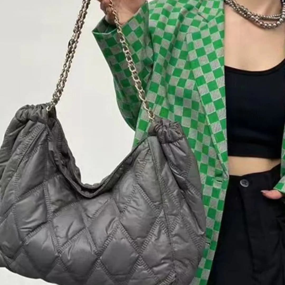 image-Trendy Fashion Chain Linggetote Bag