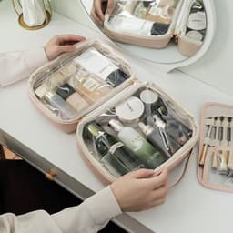 image-Multifunctional Storage Portable Ins Net Red Travel Washing And Makeup Bag