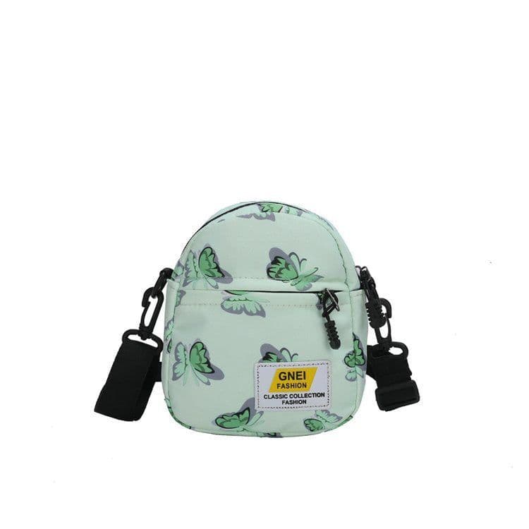image-Spring And Summer Women's Bag Fashion Printed Nylon Fabric Travel Out Shoulder Crossbody