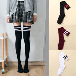 image-Striped stockings ladies stockings