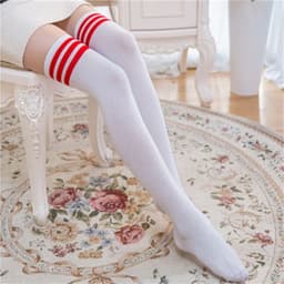 image-Striped stockings ladies stockings