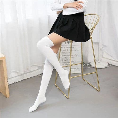 image-Striped stockings ladies stockings