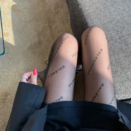image-Spring And Autumn All Match Thin Black Stockings