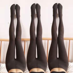 image-Women's Base Stockings Natural Flesh-colored Velvet Pantyhose