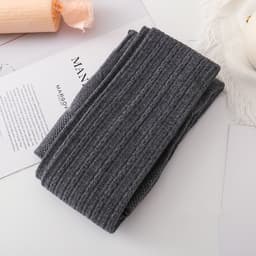 image-Japanese JK White Tights Autumn And Winter Thickened Oat Color