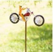 image-Animal Motorcycle Garden Pile Metal Wrought Iron Courtyard
