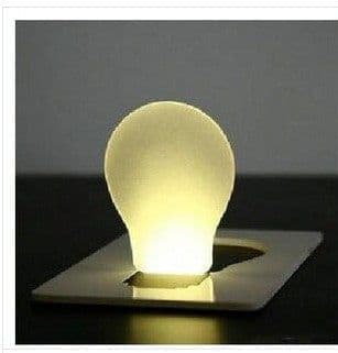 image-Foldable LED Pocket Lamp Mini Wallet Pocket LED Card Light Novelty Lighting Bulb Lamp Credit Card Size Ultra-thin Lamp