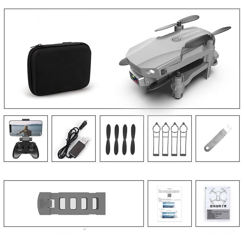 image-Folding Drone HD 4K Aerial Photography Mini Quadcopter Toy RC Airplane