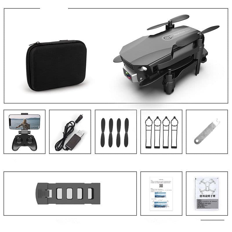 image-Folding Drone HD 4K Aerial Photography Mini Quadcopter Toy RC Airplane