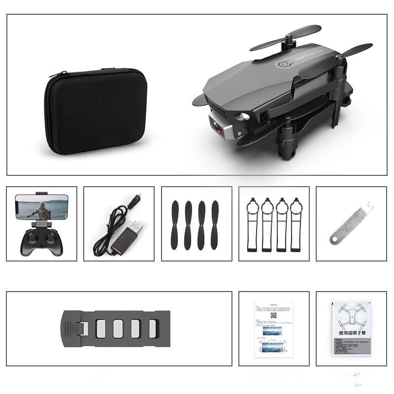 image-Folding Drone HD 4K Aerial Photography Mini Quadcopter Toy RC Airplane