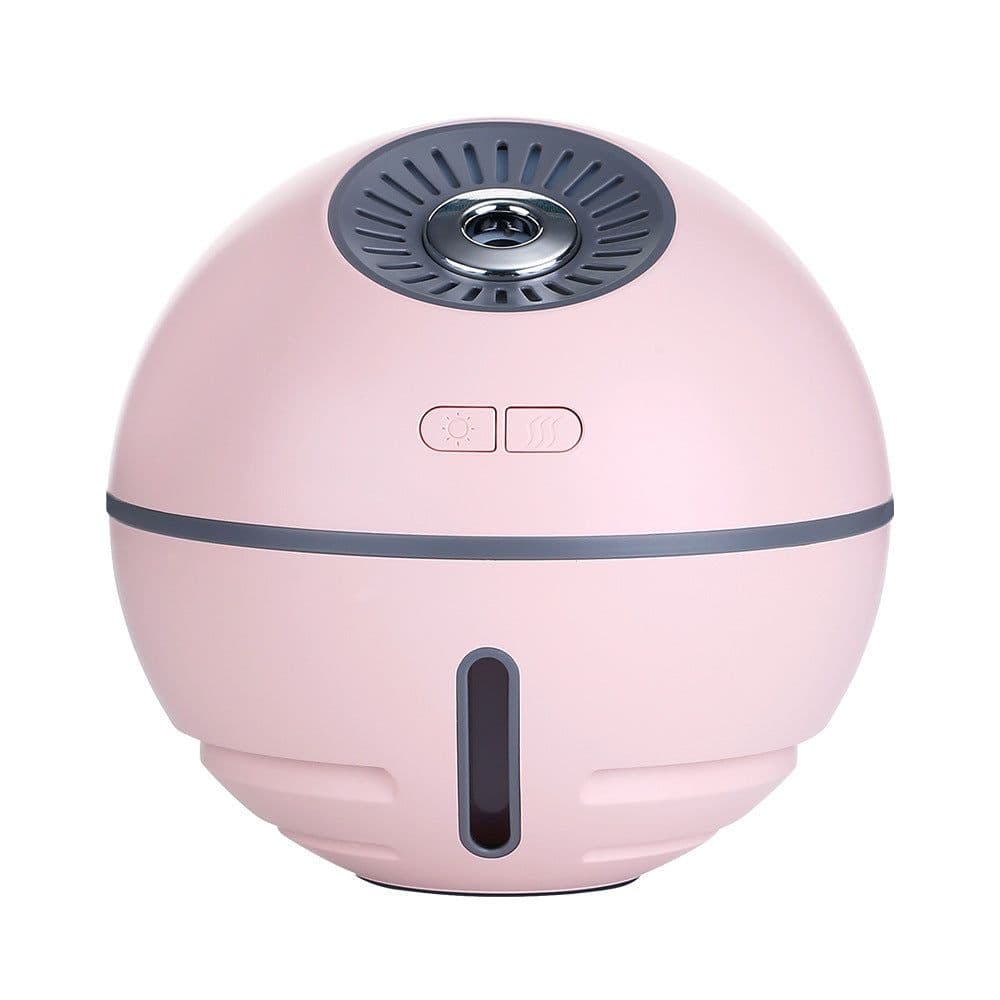 image-Humidifier Rechargeable 2000mA Built-in Lithium Battery Mini Ultrasonic Aroma Humidifier Diffuser with LED Light Fan