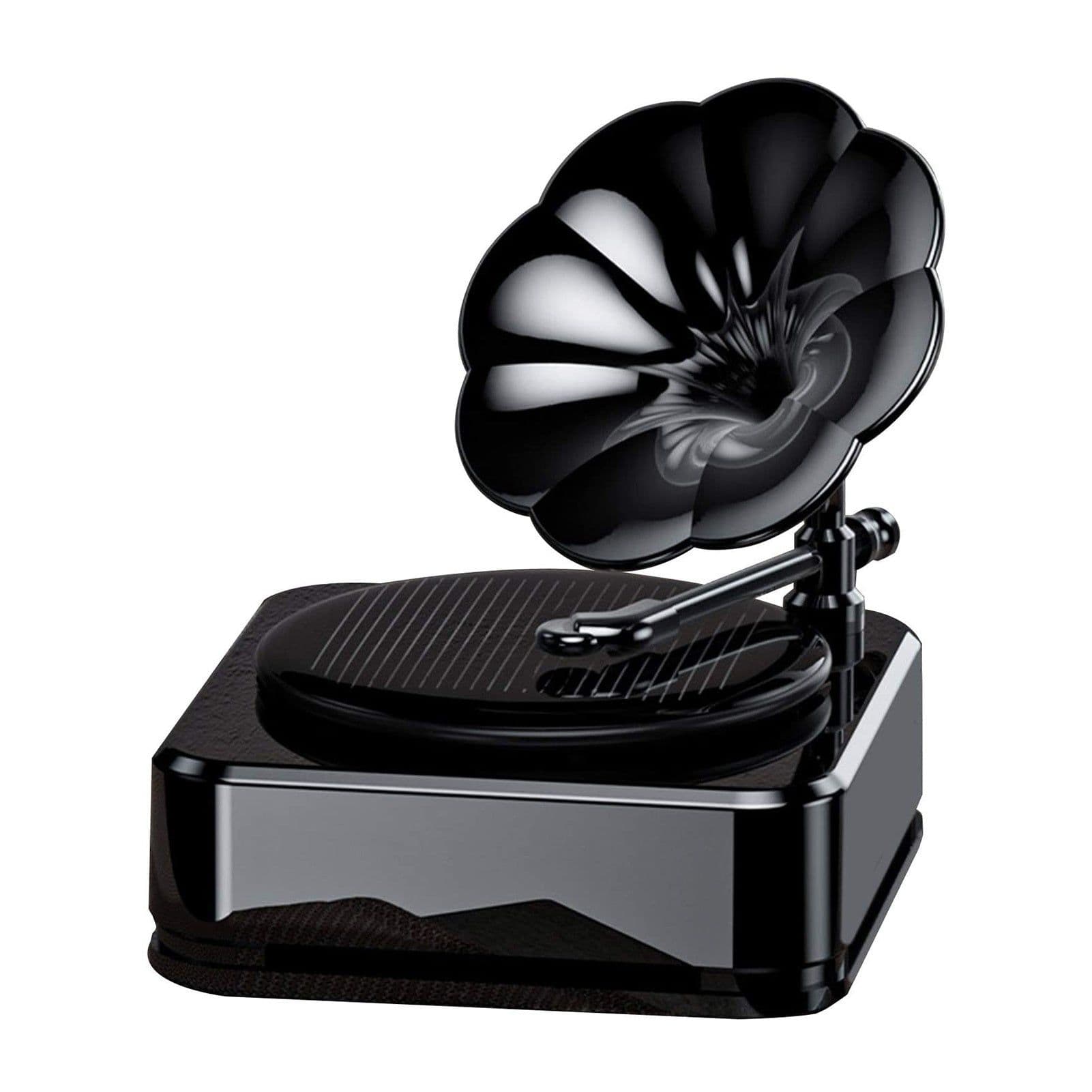 image-Car Record Player Aromatherapy Ornaments Retro Windmill Perfume Car Decoration Supplies